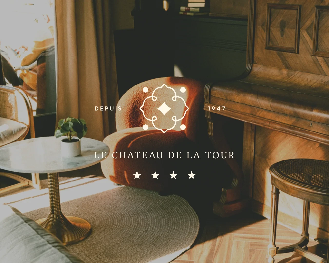 Le Château de la Tour — emblème, logotype et univers de marque